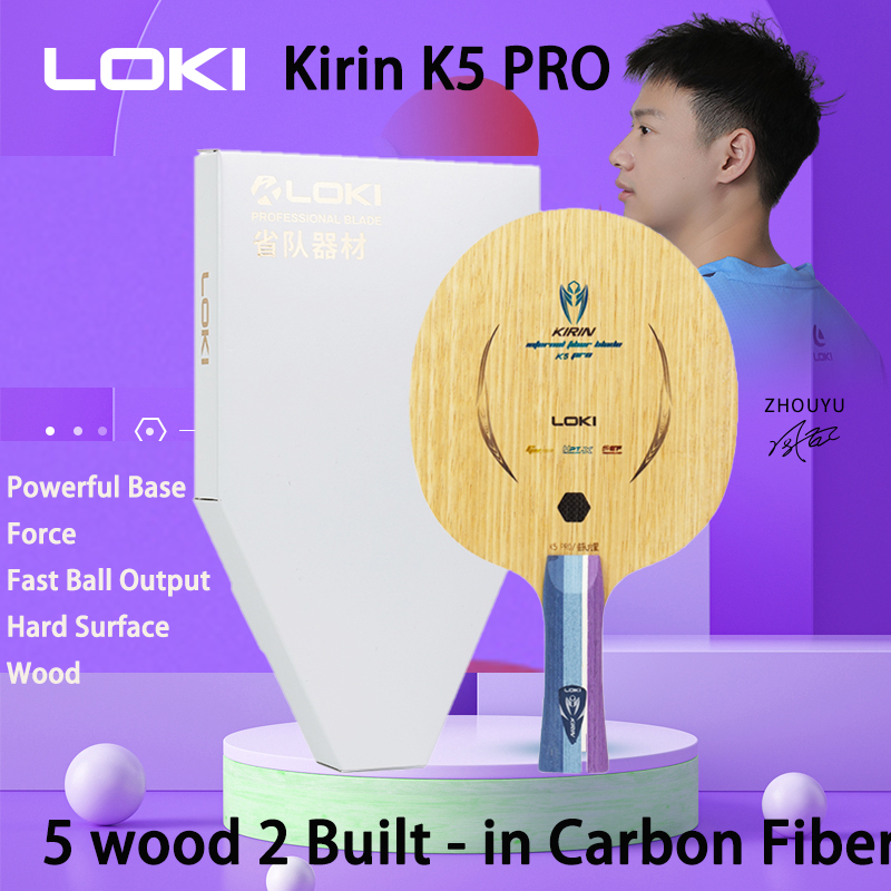 Xiom Blade Table Tennis - LOKI Kirin K5 PRO 5 madera