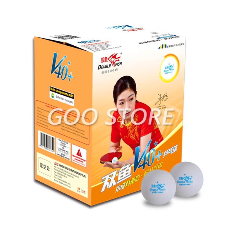 100 pelotas Double Fish V40+ 1 - Table Tennis Vr reseña y precio