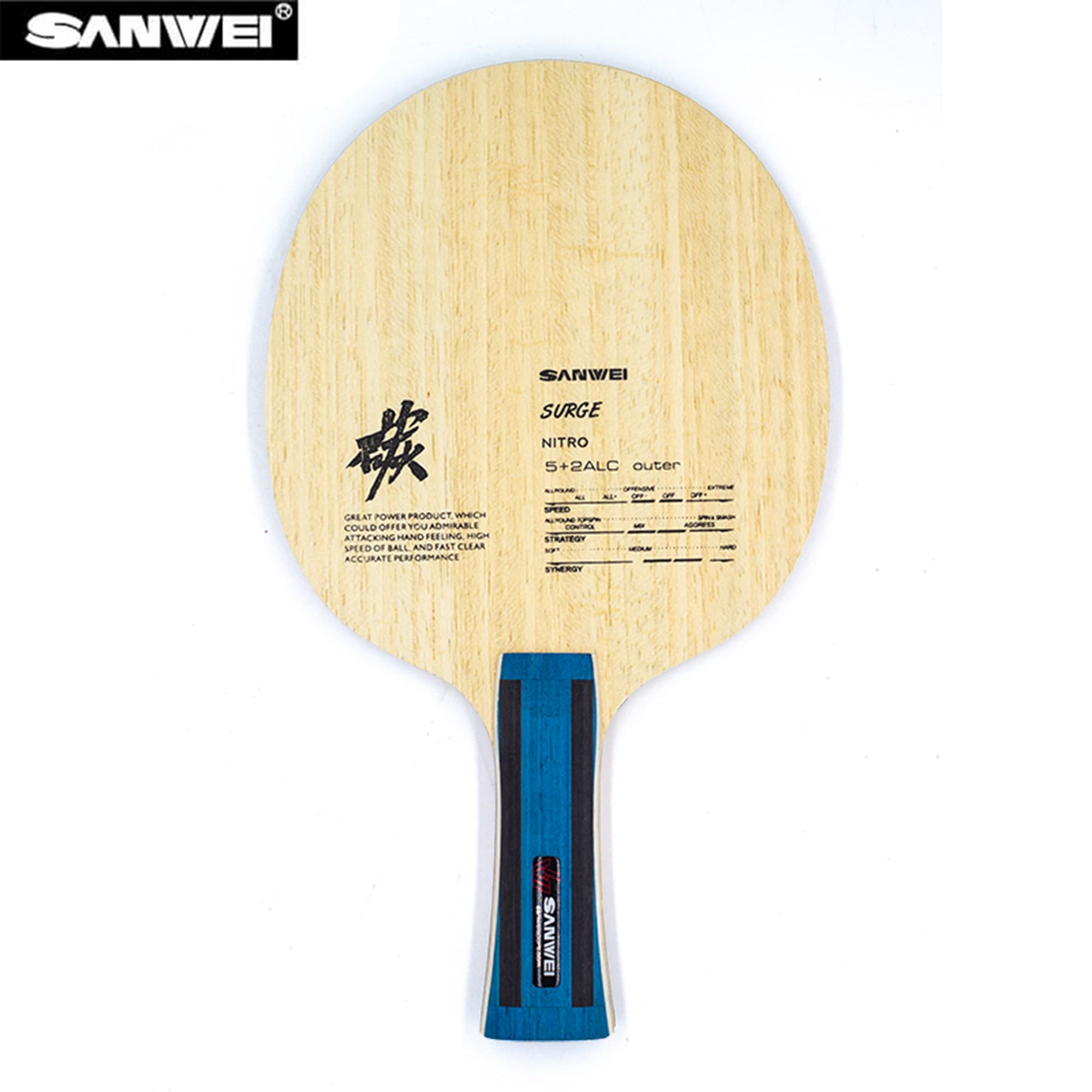 Hoja de tenis de mesa SANWEI N - Xiom Blade Table Tennis reseña y precio