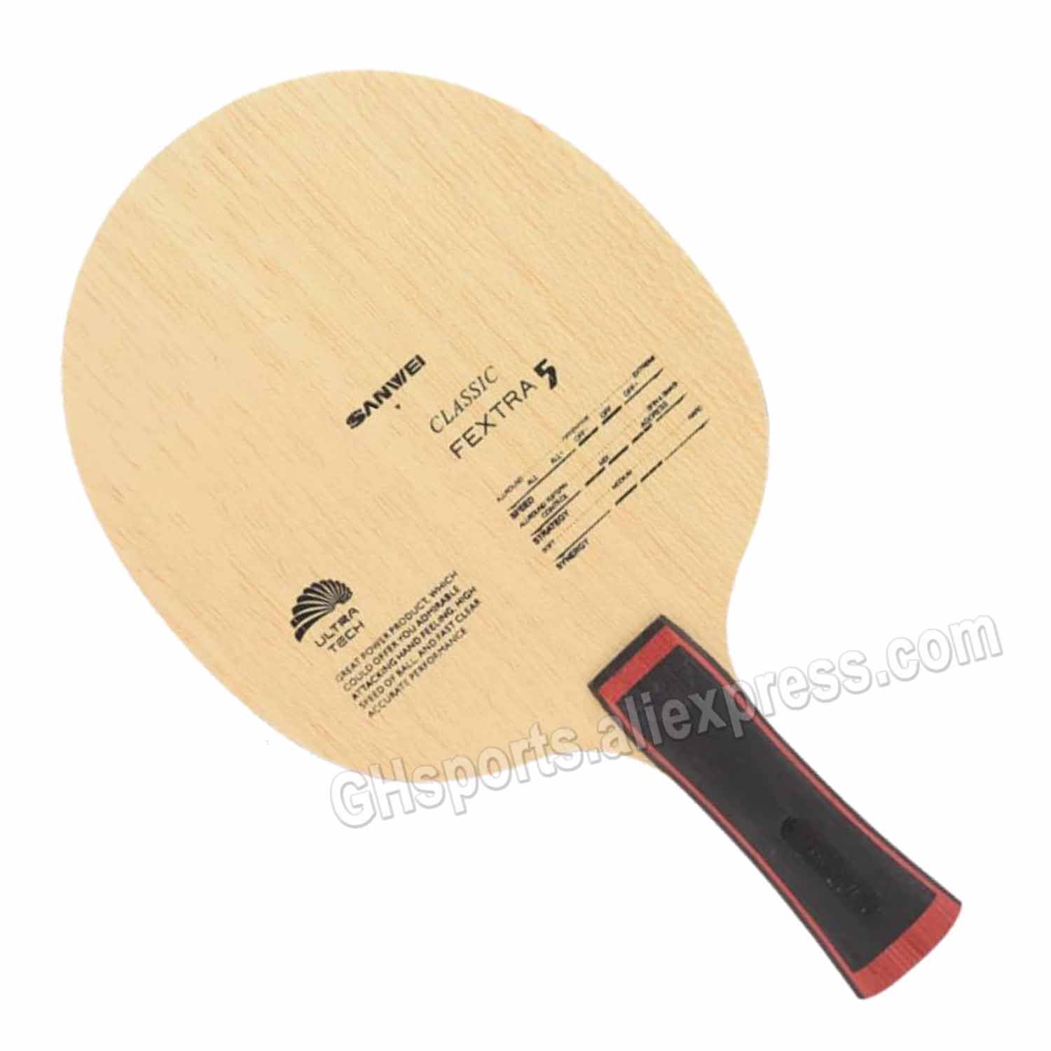 Raqueta de Tenis de Mesa SANWE - Xiom Blade Table Tennis reseña y precio
