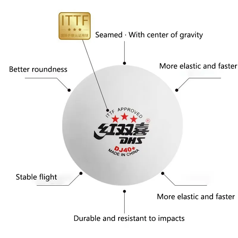 Nuevo DHS DJ40 + pelotas de te - Table Tennis Tournament reseña y precio